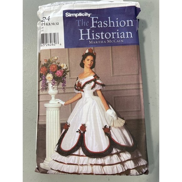 Simplicity 5724 Martha McCain Misses Gown Sewing Pattern HH Sizes 6-12 UNCUT - Picture 3 of 7